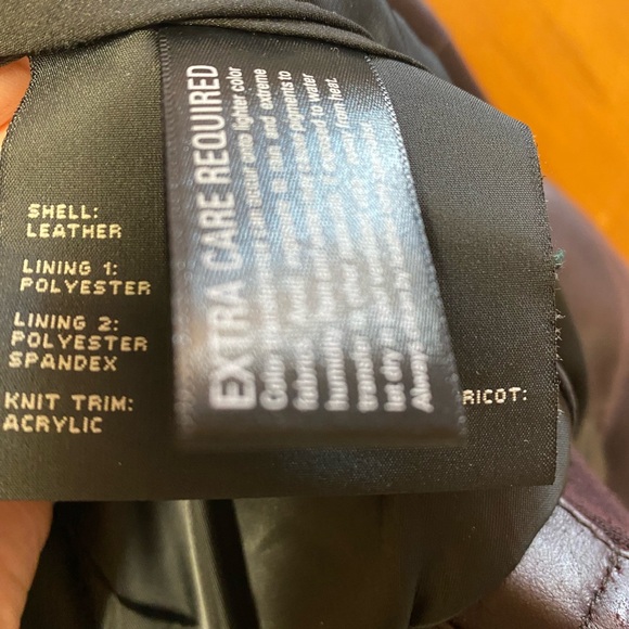 NOT FOR SALE Marc New York Burgundy Andrew Marc women’s Leather Jacket Women XS - Picture 8 of 8